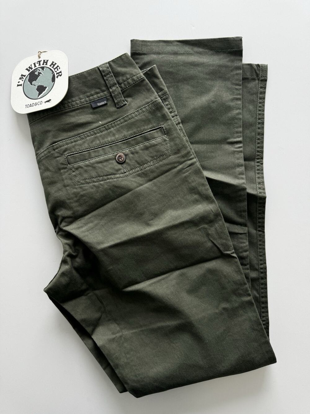 Toad & Co Mission Ridge Pant Men’s -Beetle Vintage Wash-30x32